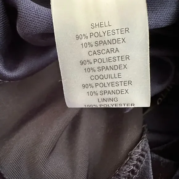 NEW Vince Camuto Midnight Blue Velvet Wrap Dress Sleeveless Size 6 Party $128 - Picture 8 of 8